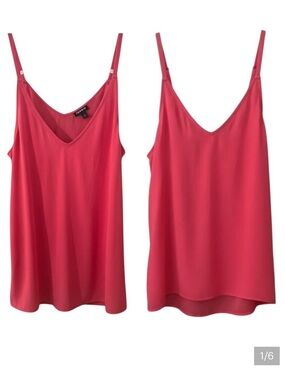 Torrid Cami Top Hot Pink Adjustable Straps Lightweight Size 0